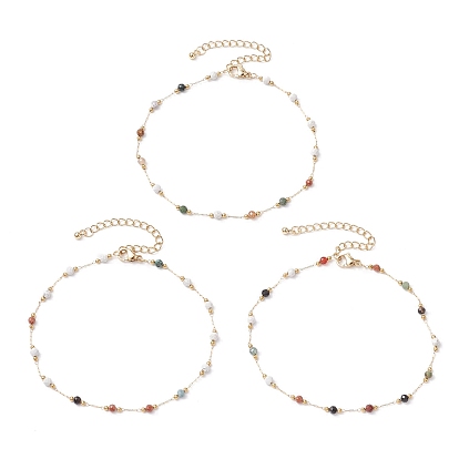 304 женские ножные браслеты из нержавеющей стали, с подвеской