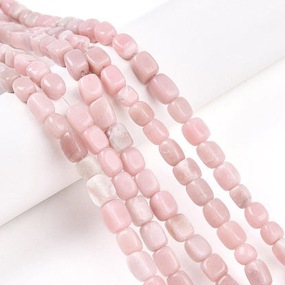 Натуральный розовый опал бусы пряди, самородки, упавший камень