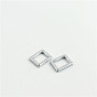 Zinc Alloy Rectangle Buckle Ring, Webbing Belts Buckle, for Luggage Belt Craft DIY Accessories