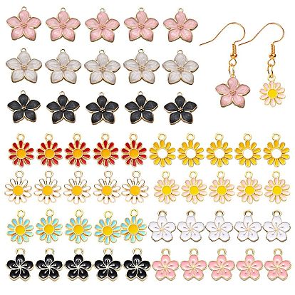 55 шт 11 стиль подвески из сплава эмали, разнообразные