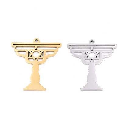 304 подвески из нержавеющей стали, Святой Грааль с шармом Звезда Давида