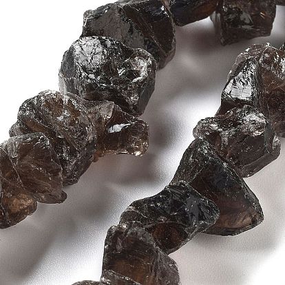 Сырой грубый природный дымчатый кварц, самородки