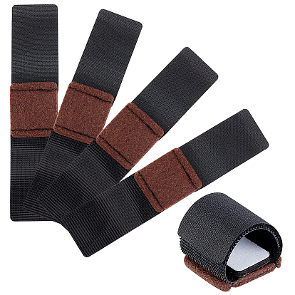 20 наборы войлочных мебельных накладок с застежками-липучками для стула-сани, войлочная накладка на пол с запахом, защита пола от царапин, уменьшение шума