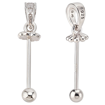 2 шт. 925 подвески из стерлингового серебра со стразами, круглые, с замшевой тканью из поликарбоната квадратной серебряной полировальной салфеткой