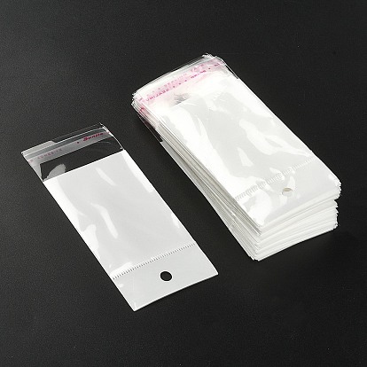Rectangle OPP Cellophane Bags with Hanging Hole