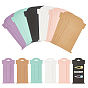 Hair Clip Display Cards, Kraft Paper Cards for Hair Barrettes Accessories Display, Rectangle