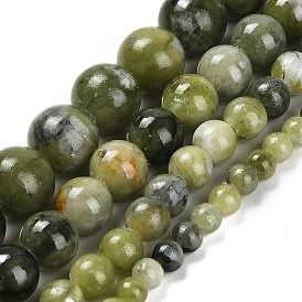 Natural TaiWan Jade Beads Strands, Round