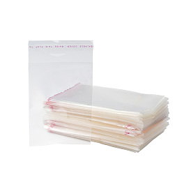 200 целлофановые пакеты OPP, небольшие сумки для хранения ювелирных изделий, самоклеящиеся пакеты для запайки, прямоугольные