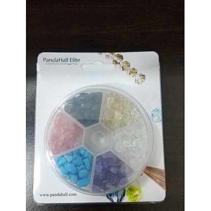 Cuentas de piedras preciosas, citrino naturales, de vidrio de cuarzo de la cereza, cristal de cuarzo natural, amatista naturales, obsidiana naturales, turquesa sintética