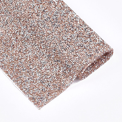 Hot Melting Resin Rhinestone Glue Sheets, for Trimming Cloth Bags and Shoes