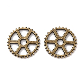Подвески в стиле стимпанк из тибетского сплава, без кадмия и без свинца, передача, 19.5x2 мм, Отверстие : 3.5 мм , около 590 шт / 1000 г