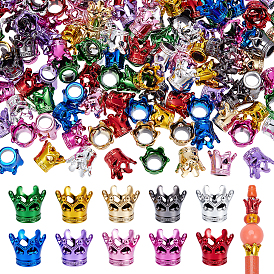 150шт 10 цвета акриловые европейские бусины, корона