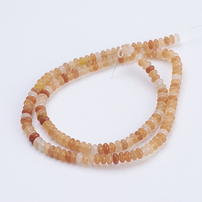 Natural & Synthetic Mixed Stone Beads Strands, Rondelle