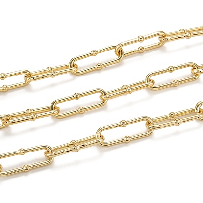 Alloy Links Chains, Long-Lasting Plated, Unwelded, Cadmium Free & Lead Free, with Spool