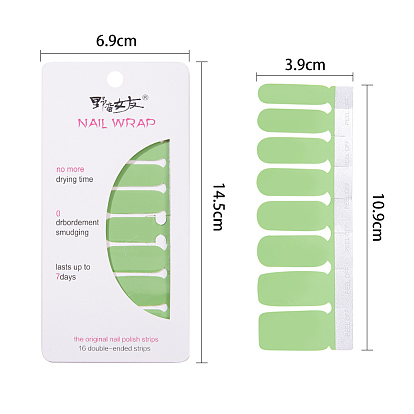 Solid Color Full Cover Best Nail Stickers, Self-adhesive, for Women Girls Manicure Nail Art Decoration