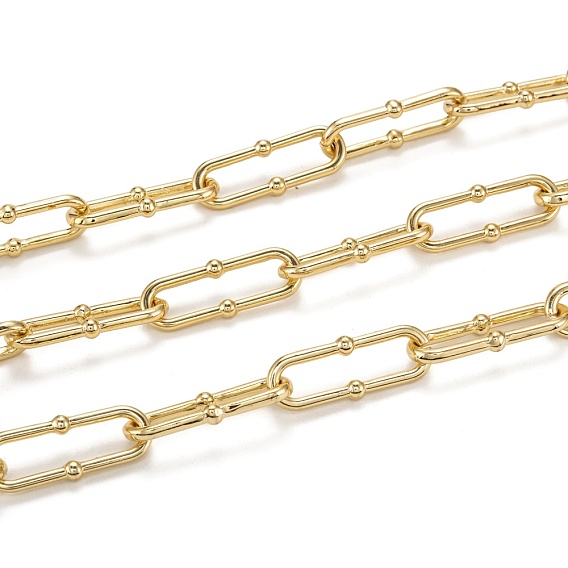 Alloy Links Chains, Long-Lasting Plated, Unwelded, Cadmium Free & Lead Free, with Spool
