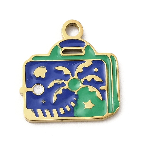 304 нержавеющей стальной эмали подвески, ионное покрытие (ip), чемоданы с подвесками в виде кокосовой пальмы