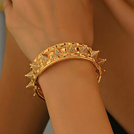 Латунные браслеты на ближнем востоке, браслеты с заклепками для женщин