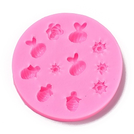 Food Grade Silicone Molds, Fondant Molds, Baking Molds, Chocolate, Candy, Biscuits, UV Resin & Epoxy Resin Jewelry Making, Bees & Flower