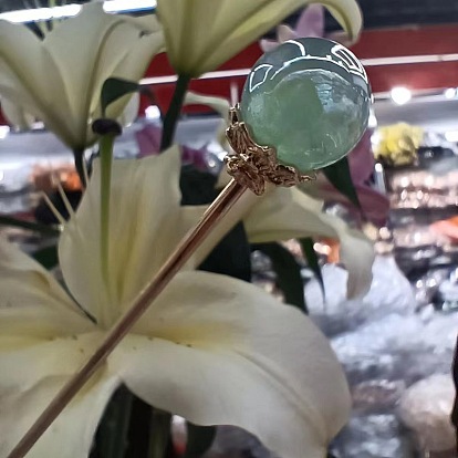 Современная минималистичная металлическая заколка для женщин — повседневная прическа со стеклянной заколкой