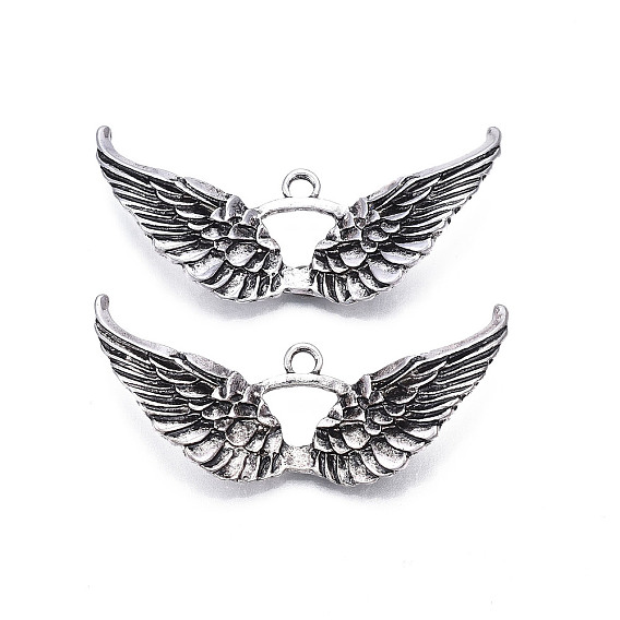 Подвески из тибетского сплава, без кадмия и без свинца, крыло