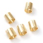 Brass Tube Beads, Cadmium Free & Lead Free, Long-Lasting Plated, Tube