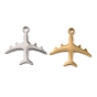 201 Stainless Steel Charms, Airplane Charms