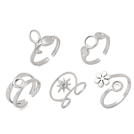 304 открытые манжеты из нержавеющей стали., Настройки колодки кольцо