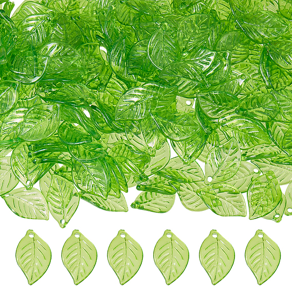 600 шт прозрачные акриловые подвески, лист