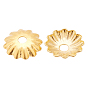 Brass Bead Cap, Cadmium Free & Nickel Free & Lead Free, Real 18K Gold Plated