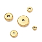 304 Stainless Steel Beads, Flat Round, Polishing, Ion Plating(IP)
