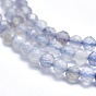 Natural Cordierite/Iolite/Dichroite Round Beads Strands, Faceted, Round
