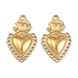 304 подвески из нержавеющей стали, ионное покрытие (ip), очарование священного сердца