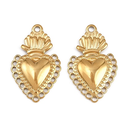 304 подвески из нержавеющей стали, ионное покрытие (ip), очарование священного сердца