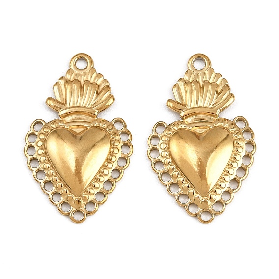 304 подвески из нержавеющей стали, ионное покрытие (ip), очарование священного сердца