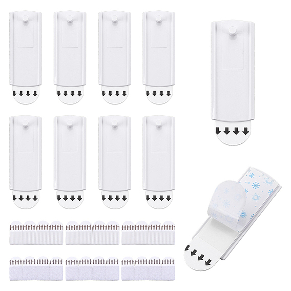 2сумки нейлоновые на липучке, прямоугольные, фоторамки, липучки без сверления, с 10шт. крючками-вешалками из АБС-пластика для крепления на стену