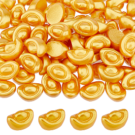 Миниатюрная модель золотого слитка из смолы, аксессуары для кукольного домика с микро-ландшафтом, притворяясь опорными украшениями