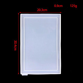 Photo Frame  Molds Food Grade Silicone Molds, for UV Resin, Epoxy Resin Jewelry Making, Rectangle