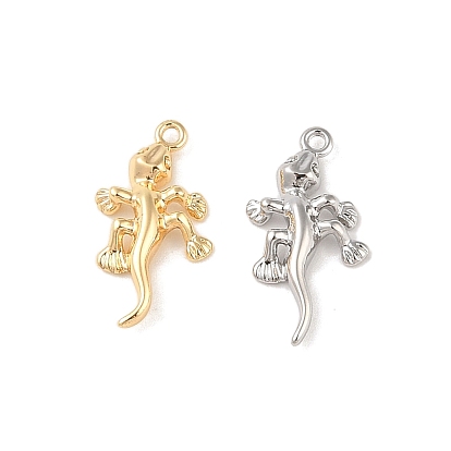 Латунные подвески, без кадмия, без никеля и без свинца, геккон