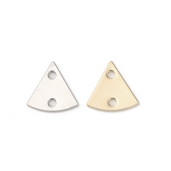 Подвески из латуни, треугольные ссылки
