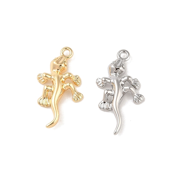 Латунные подвески, без кадмия, без никеля и без свинца, геккон