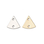 Подвески из латуни, треугольные ссылки