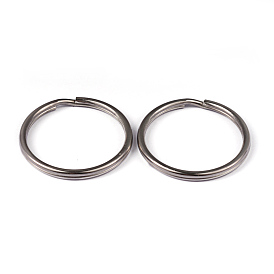 304 брелоки из нержавеющей стали сплит, брелок для ключей, 3x35 мм