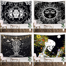 Moon and Sun Mandala Tapestry Hanging Cloth Home Decor Tapestry Customizable