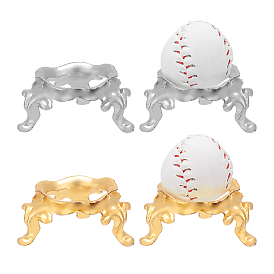 4шт. 2 цветные держатели для хрустальных шаров из сплава