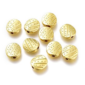 Alloy Beads, Long-Lasting Plated, for Jewelry Making, Oval