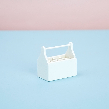 Миниатюрные украшения из деревянного ящика для инструментов, аксессуары для домашнего кукольного домика с микро-ландшафтом, притворяясь украшением реквизита