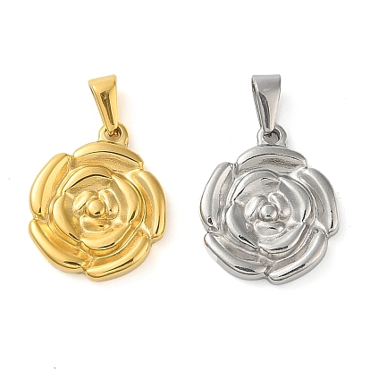 304 подвески из нержавеющей стали, цветочный шарм