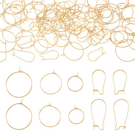 80 шт. 5 стиль 316 фурнитура для сережек-колец из хирургической нержавеющей стали