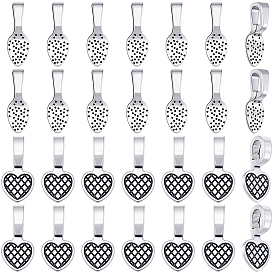 120шт. 2 стили сплава, клей на плоской подушечке, подвесные крепления, без кадмия и без свинца